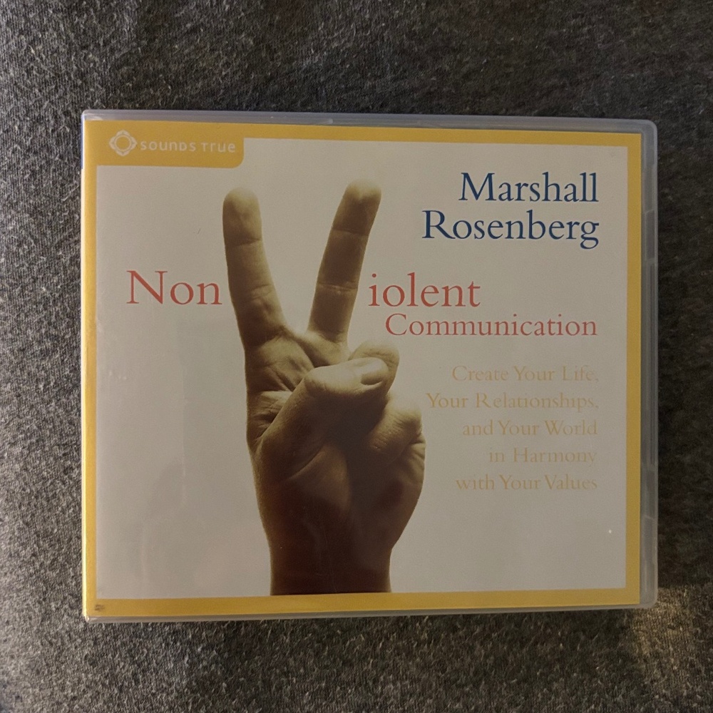 Non violent communication CD audio book